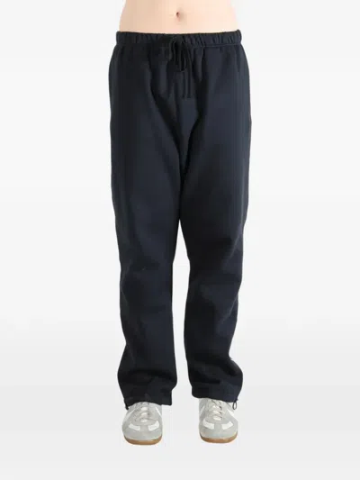 Essentials Piping-detail Drawstring Track Pants In Black
