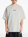 Essentials Pique 90's Short-sleeves T-shirt In Gray