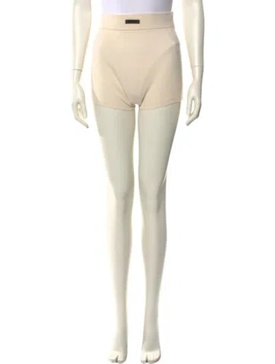 Pre-owned Essentials Plaid Print Mini Shorts W/ Tags In Neutral