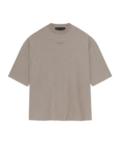 Essentials Plain Jersey Short-sleeved T-shirt In Nude