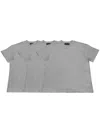 Essentials V-neck T-shirt In 灰色