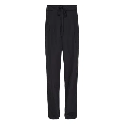 Essentials Pleat Front Pants In Black
