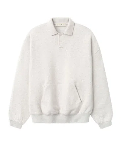 Essentials Polo Sweatshirt In White