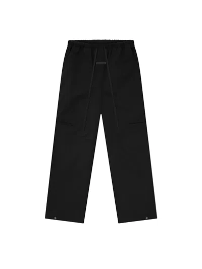 Essentials Poly Twill Work Pants In Black