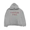 Essentials Fleece Hooded Sweatshirt In Gray