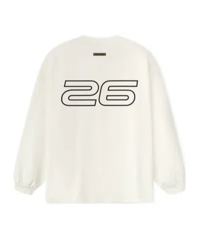 Essentials Ponte 90s Long Sleeve Tee In White