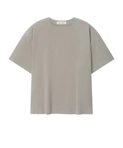 Essentials Ponte Modern Tee Relaxed Fit In Gray
