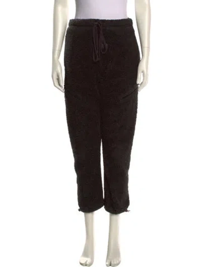 Pre-owned Essentials Printed Skinny Leg Pants In Black