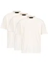 Essentials Printed T-shirt (pack Of Three) In Neutrals