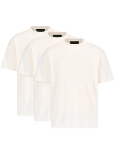 Essentials Printed T-shirt (pack Of Three) In Neutrals