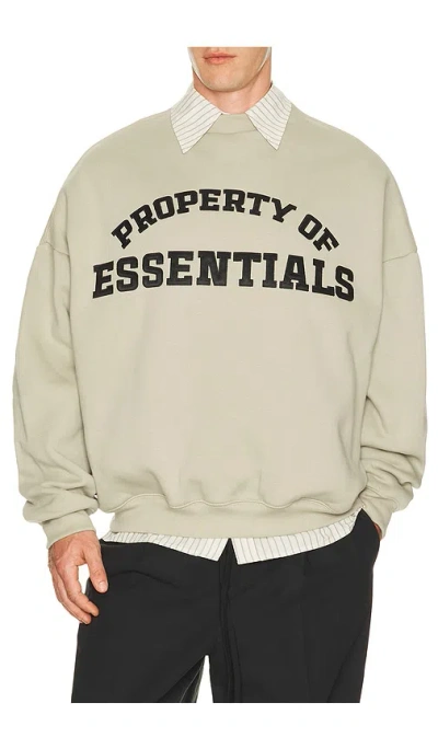 Essentials Property Lounge Crewneck Sweatshirt In Neutral