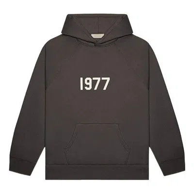 Essentials (ps) Fear Of God  Ss22 1977 Hoodie 'iron' In Black
