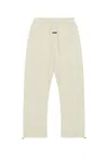 Essentials Beige Relaxed Fleece Sweatpants In Neutral