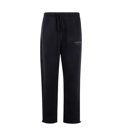 Essentials Relaxed Fleece Sweatpants In Black