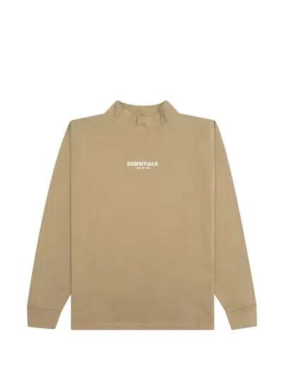 Essentials Relaxed Mock-neck Sweatshirt In Neutral