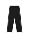 Essentials Relaxed Sweatpants With Piping In Black
