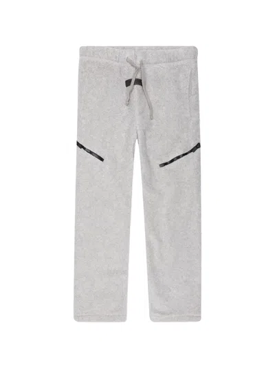 Essentials Relaxed Zip Trousers In Gray