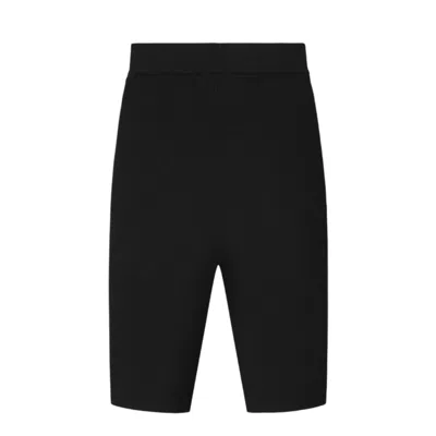 ESSENTIALS RIB KNIT BIKE SHORTS