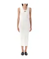 Essentials Rib Tank Dress In White