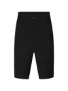 Essentials Soft Rib Biker Short In Black