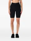 Essentials Soft Rib Biker Short In Black