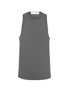Essentials Ribbed Essential Tank In Gray