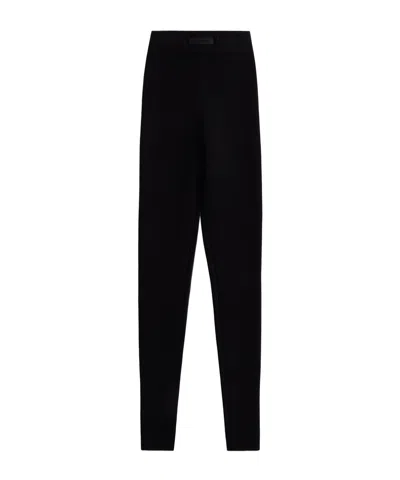 Essentials Ribbed Legging In Black