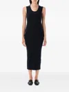 Essentials Ribbed Midi Dress