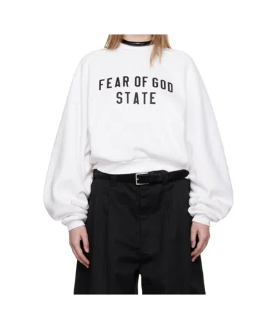 ESSENTIALS RIBBED ROUND-NECK SWEATSHIRT
