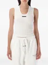 Essentials Ribbed Scoop-neck Tank Top