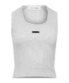 Essentials Ribbed Tank Top In White