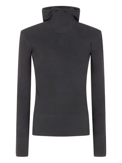 Essentials Ribbed Top In Gray