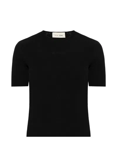 Essentials Ribbed T-shirt In Black