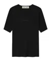 Essentials Ribbed T-shirt In Black