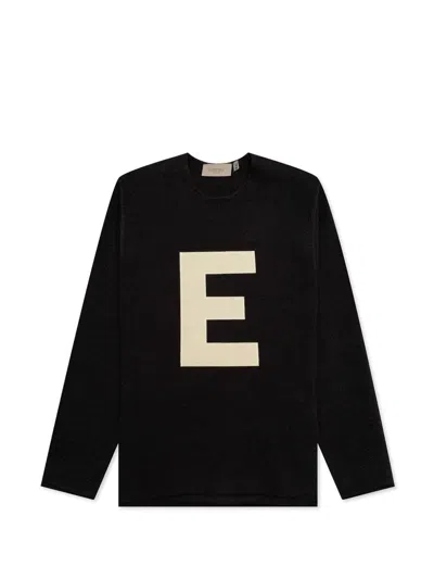 Essentials Kids' Round-neck T-shirt In Black