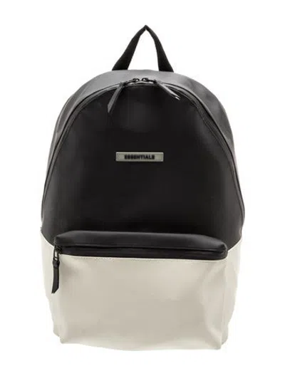 Pre-owned Essentials Rubber Backpack In Black