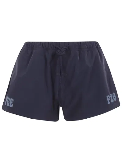 Essentials Running Shorts "running Short" In Blue