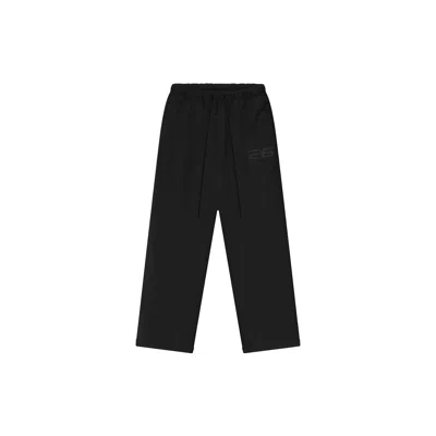 Essentials Satin Fleece Lounge Sweatpants In Black