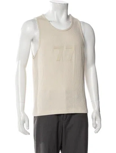 Pre-owned Essentials Scoop Neck Sleeveless T-shirt In Neutral