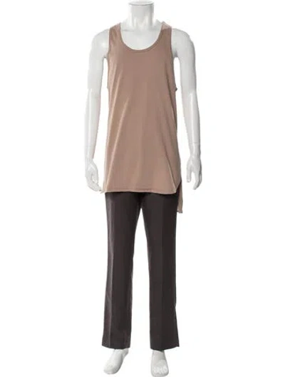 Pre-owned Essentials Scoop Neck Sleeveless T-shirt In Neutral