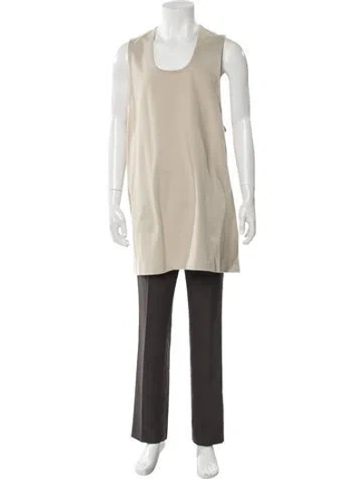 Pre-owned Essentials Scoop Neck Sleeveless T-shirt W/ Tags In Neutral