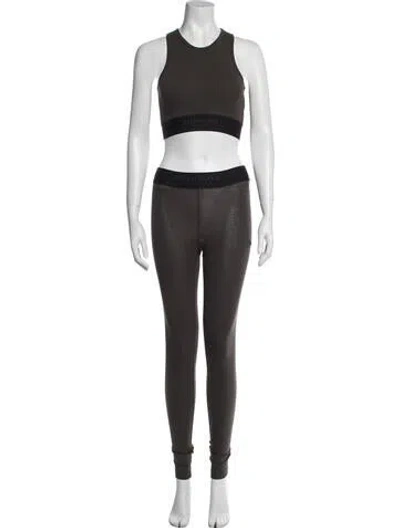 Pre-owned Essentials Short Set W/ Tags In Green