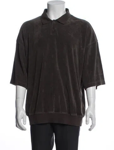Pre-owned Essentials Short Sleeve In Green