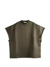 Essentials Short Sleeve Oversized T-shirt In Green