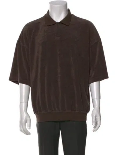 Pre-owned Essentials Short Sleeve Shirt In Brown