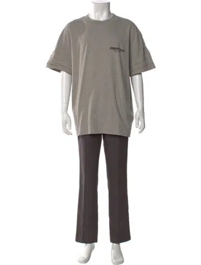 Pre-owned Essentials Short Sleeve Shirt In Gray