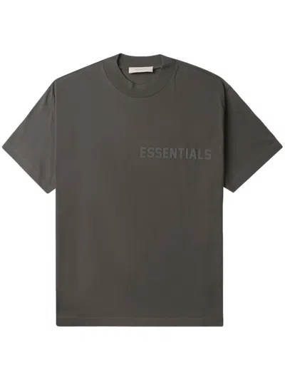 Essentials Short-sleeve Tee "off Black" In Brown