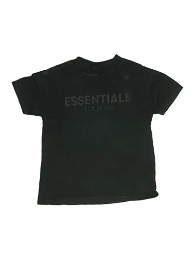 Pre-owned Essentials Kids' Short Sleeve T-shirt In Black