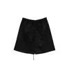 Essentials Drawstring Logo Shorts In Black