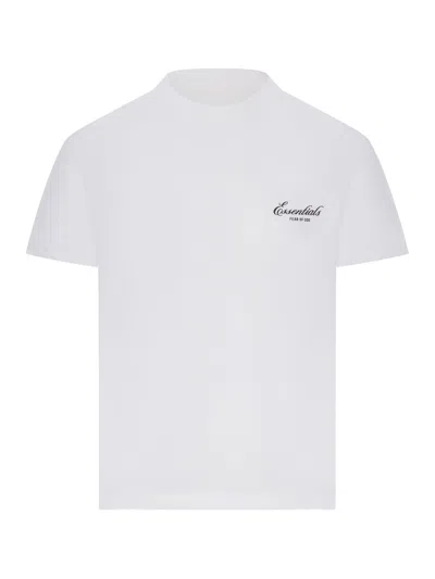 Essentials Short-sleeved Cotton T-shirt In White